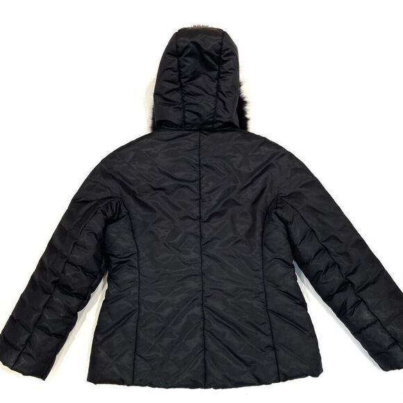 1 MADISON Fox Trim Feather Down Jacket - Picture 3 of 11